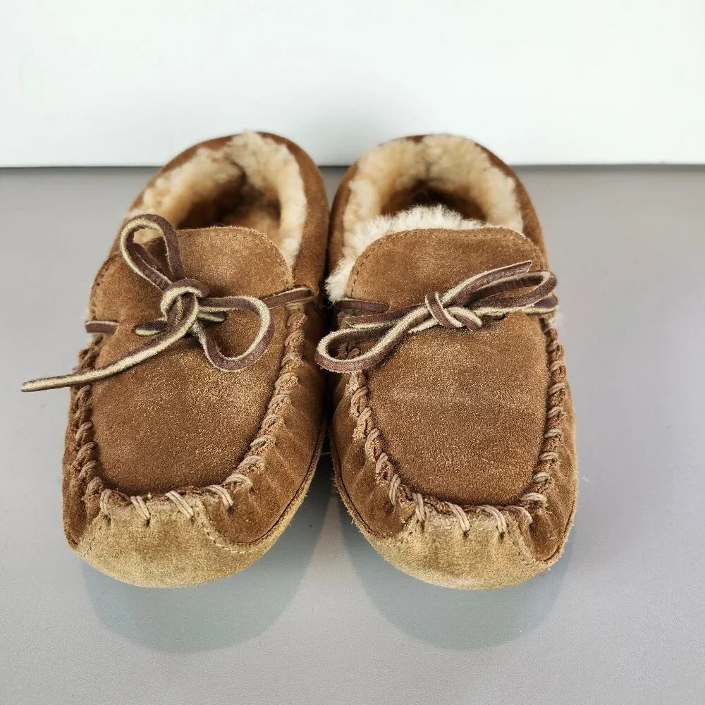 LL Bean Kids Moccasins Size 3